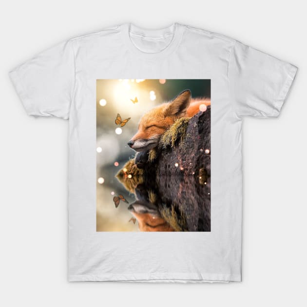 sleeping wolf T-Shirt by sidomatic